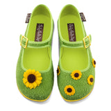 Chocolaticas® Sunny Field Women's Mary Jane Flat from Hot Chocolate Design