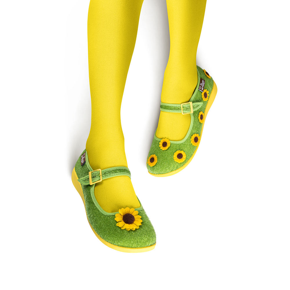 Chocolaticas® Sunny Field Women's Mary Jane Flat from Hot Chocolate Design