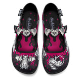 Chocolaticas® The Gargoyle Cats Women's Mary Jane Flat from Hot Chocolate Design