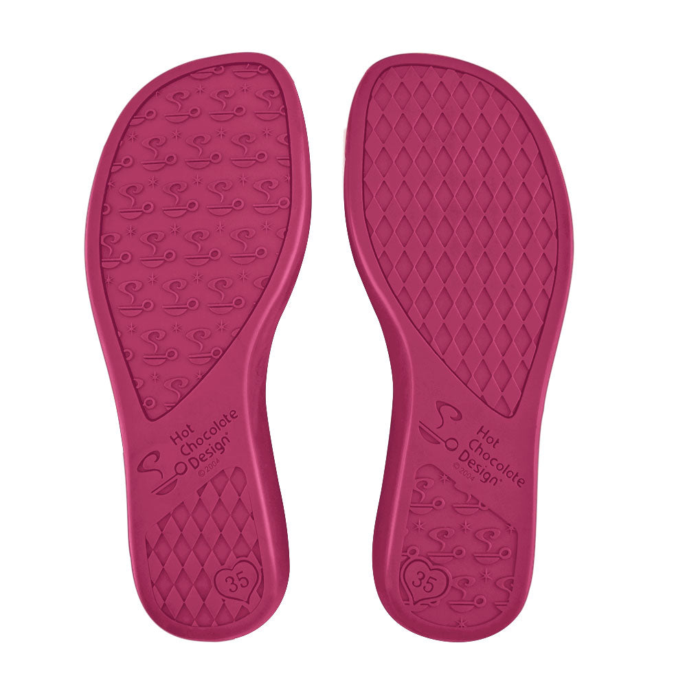 Chocolaticas® Red Wine Women's Mary Jane Flat from Hot Chocolate Design