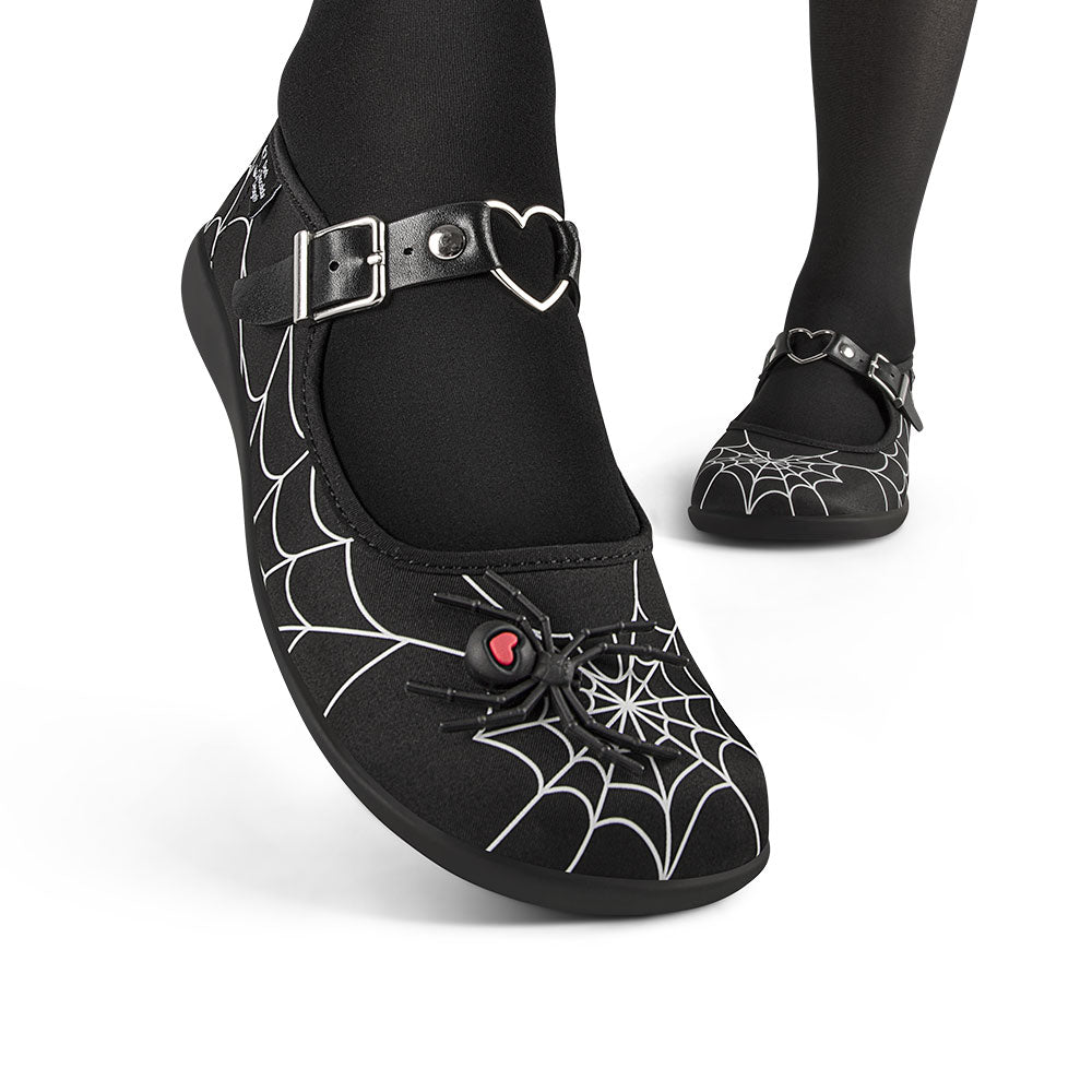 Chocolaticas® Widow Heart Women's Mary Jane Flat from Hot Chocolate Design