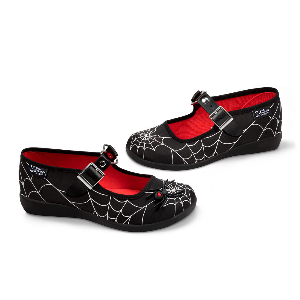 Chocolaticas® Widow Heart Women's Mary Jane Flat from Hot Chocolate Design