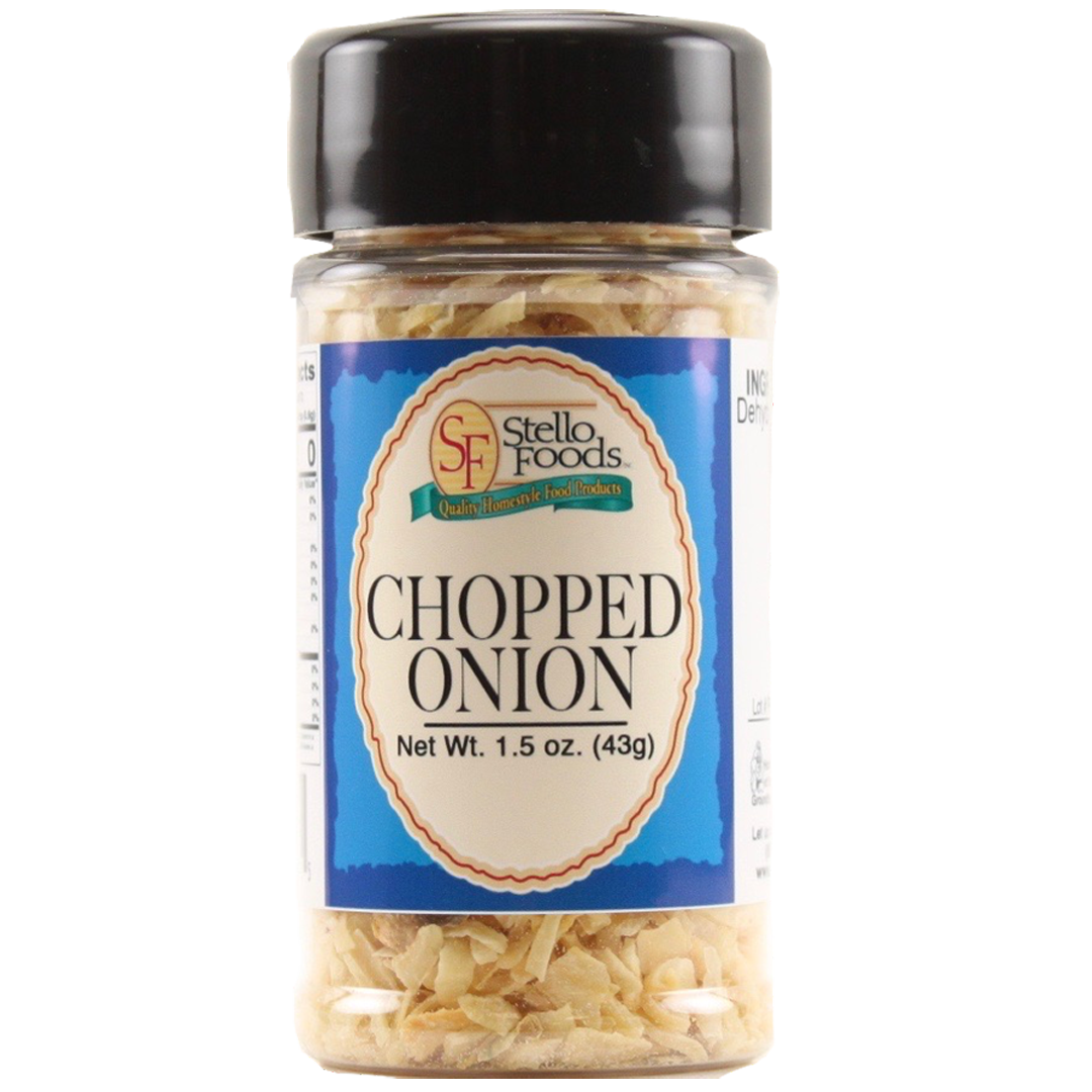 Stello Foods Spices - Onion - Chopped 1.5 oz from Stello Foods