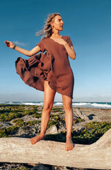 Tee Dress Mini From Cotton Flower Clothing