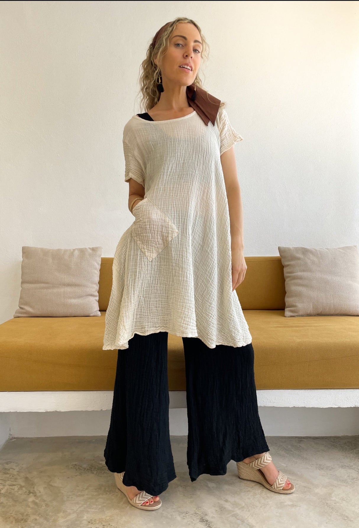 Tee Dress Mini From Cotton Flower Clothing