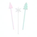 Christmas Drink Stirrers, Pack of 12 from The Cotton & Canvas Co.