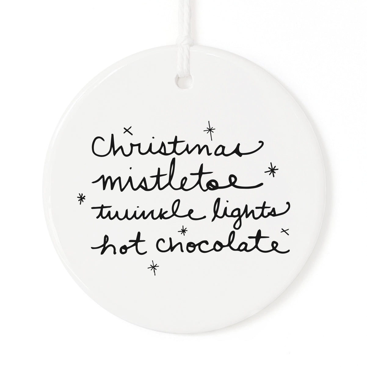 Christmas Favorites List Christmas Ornament from The Cotton & Canvas Co.