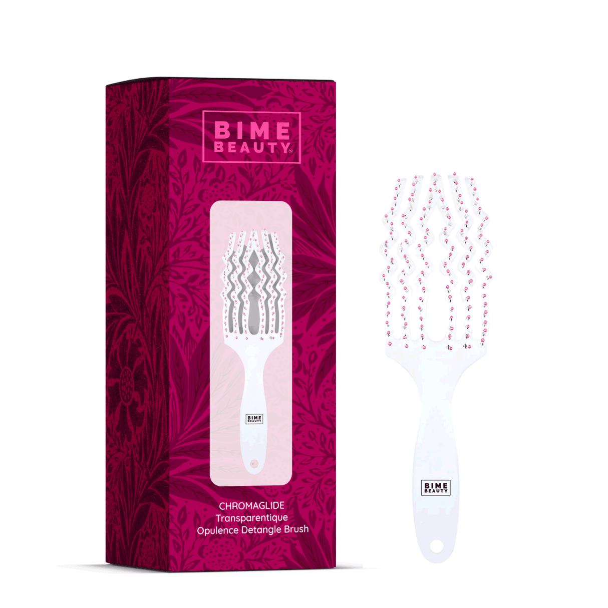 ChromaGlide Transparentique Opulence Detangle Brush From BimeBeauty