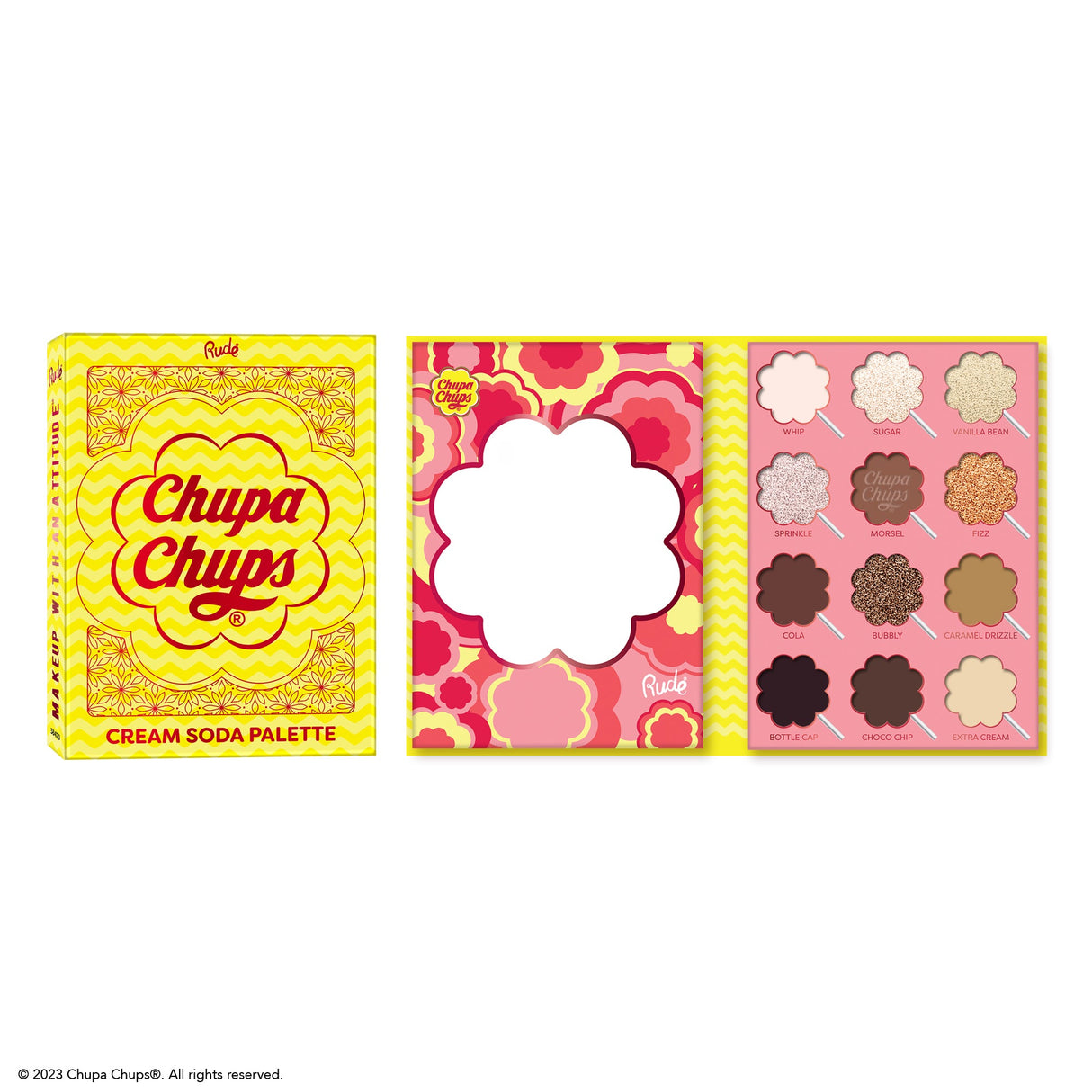 Chupa Chups Cream Soda 12 Color Palette from Rude Cosmetics
