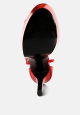 Cinderella Rhinestones Embellished Stiletto Platform Sandals from London Rag International