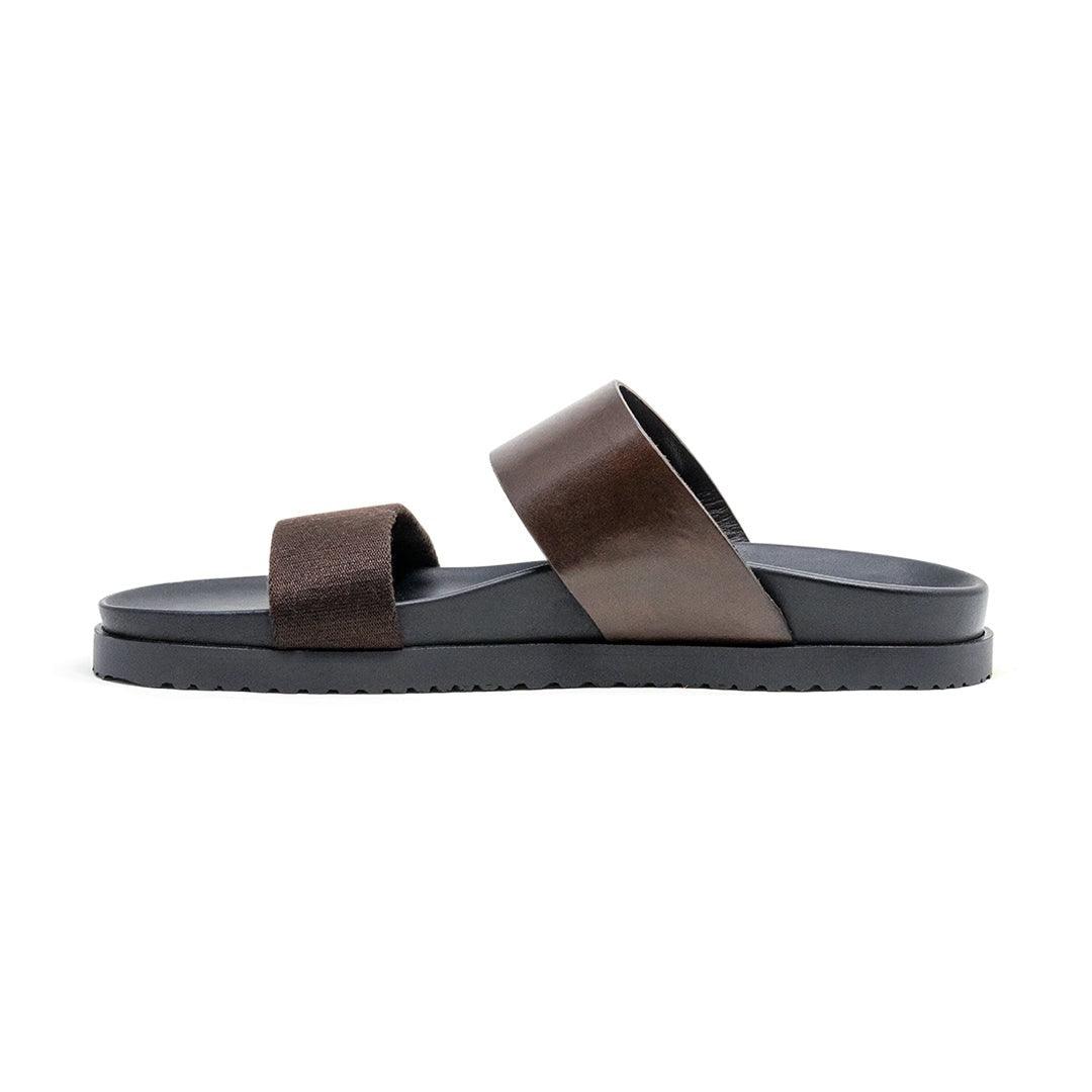 Men's Brown Cinturini Sandal From Del Toro Shoes
