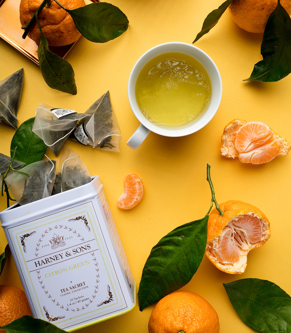 Citron Green, Classic Tin of 20 Sachets from Harney & Sons Fine Teas