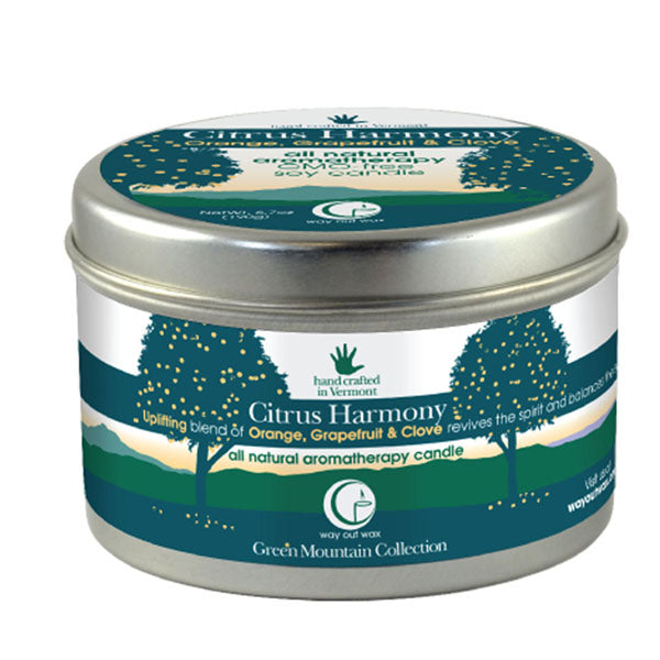 Citrus Harmony - Large Travel Tin From Way Out Wax