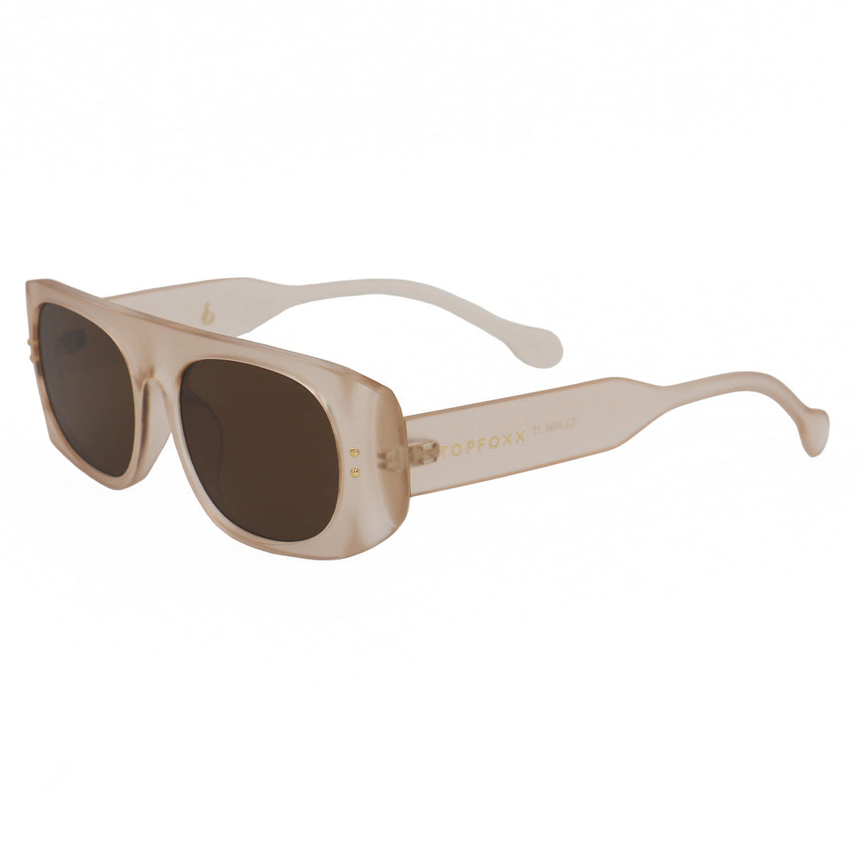 Claim It - Clear Brown From TopFoxx