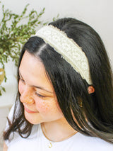 Clara Lace and Linen Headband from Ash & Rose