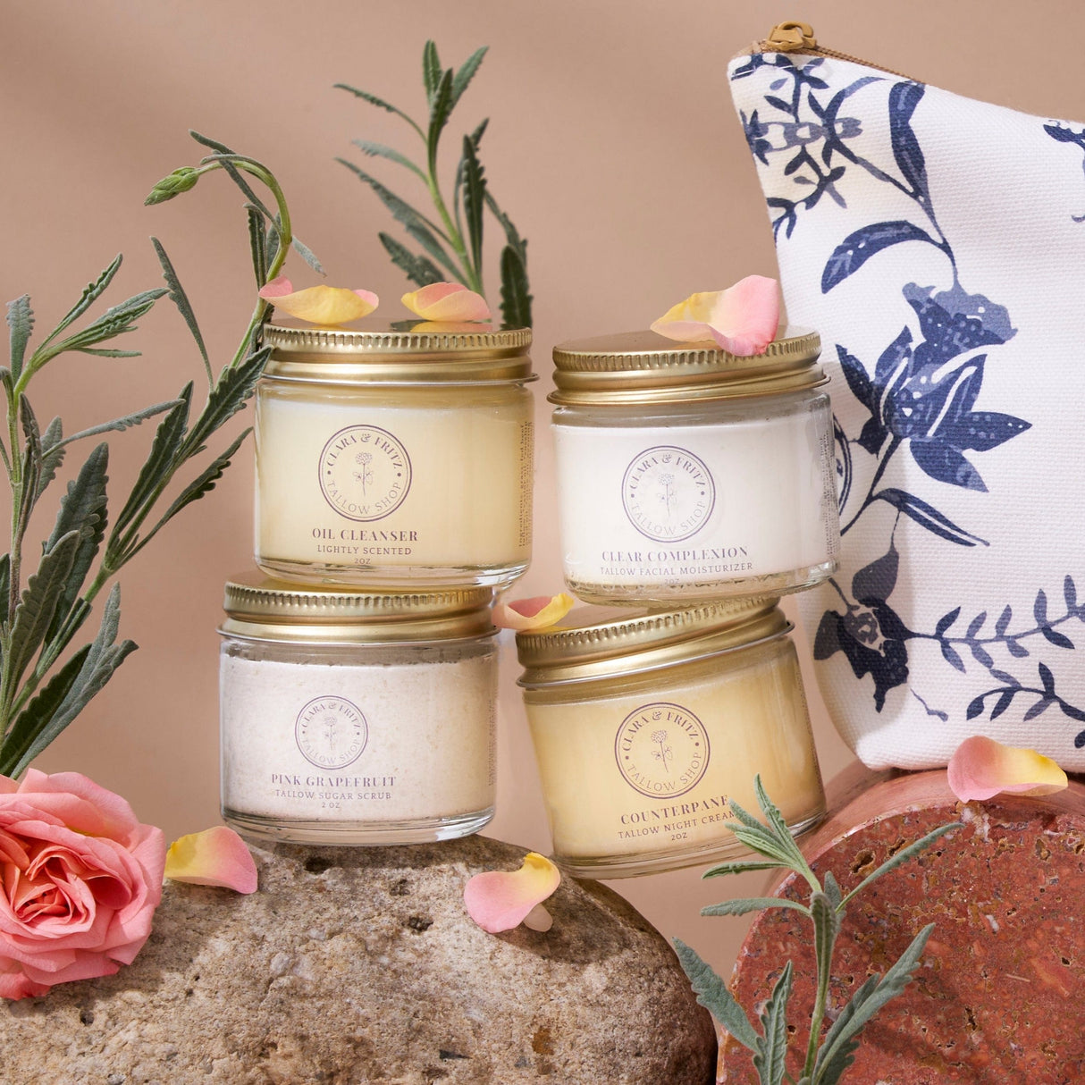 Capsule Skincare Kit from Clara & Fritz Tallow Shop