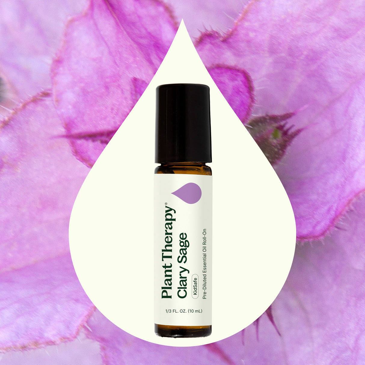Clary Sage Essential Oil Pre-Diluted Roll-On From Plant Therapy