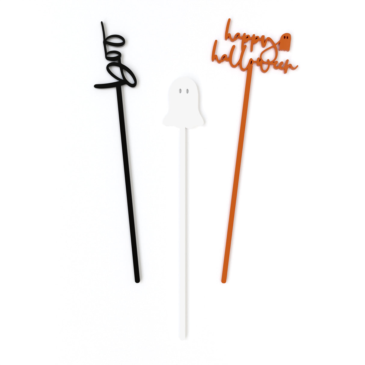 Classic Halloween Party Drink Stirrers, Set of 12 from The Cotton & Canvas Co.