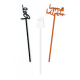 Classic Halloween Party Drink Stirrers, Set of 12 from The Cotton & Canvas Co.