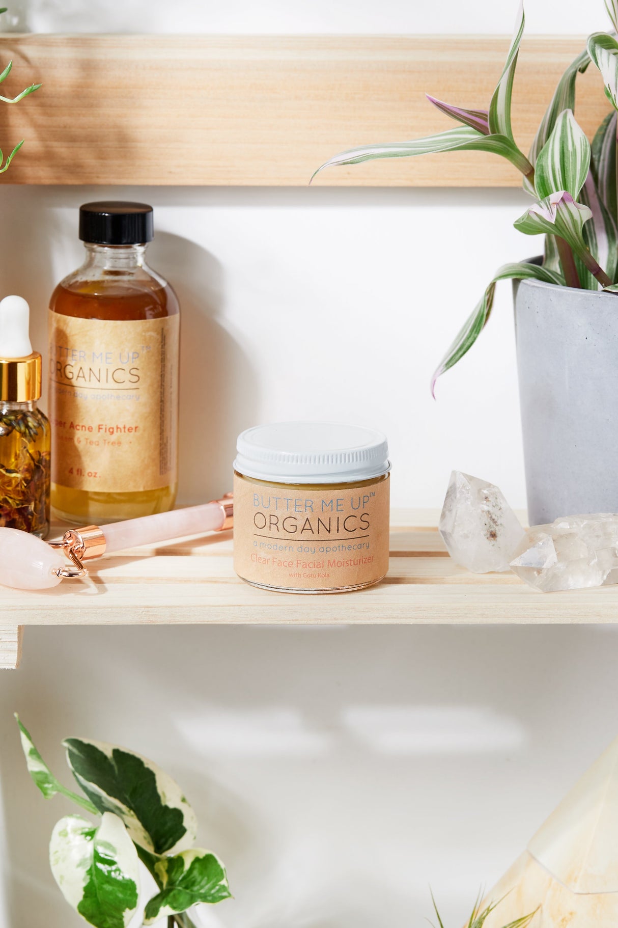 Clear Face Moisturizer / Face Cream Facial Moisturizer Organic from Butter Me Up Organics