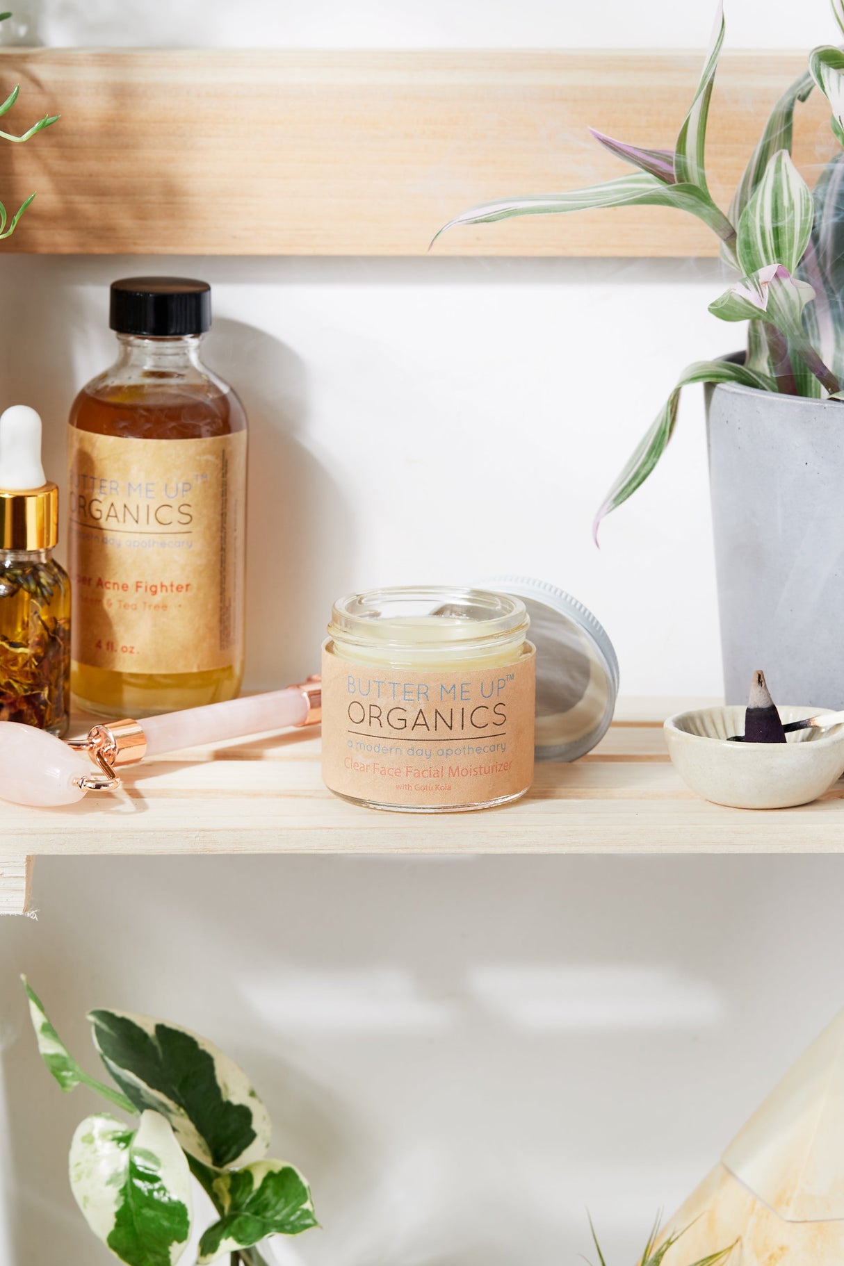 Anti Aging Night Cream Face Moisturizer Organic Green Tea from Butter Me Up Organics
