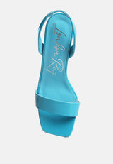 Clear Spool Heel Sandals from London Rag International