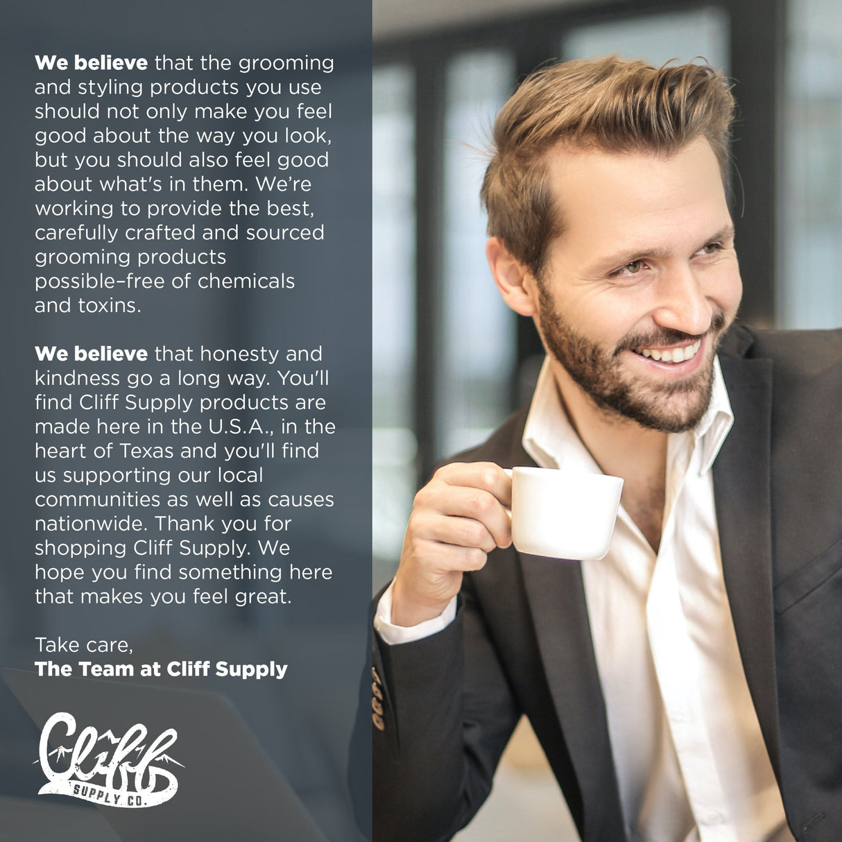 Beard Balm Puck - Cedar Musk from Cliff Supply