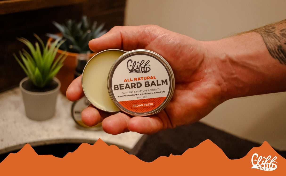 Beard Balm Puck - Cedar Musk from Cliff Supply