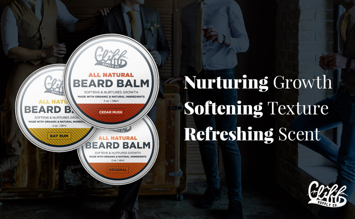 Beard Balm Puck - Cedar Musk from Cliff Supply