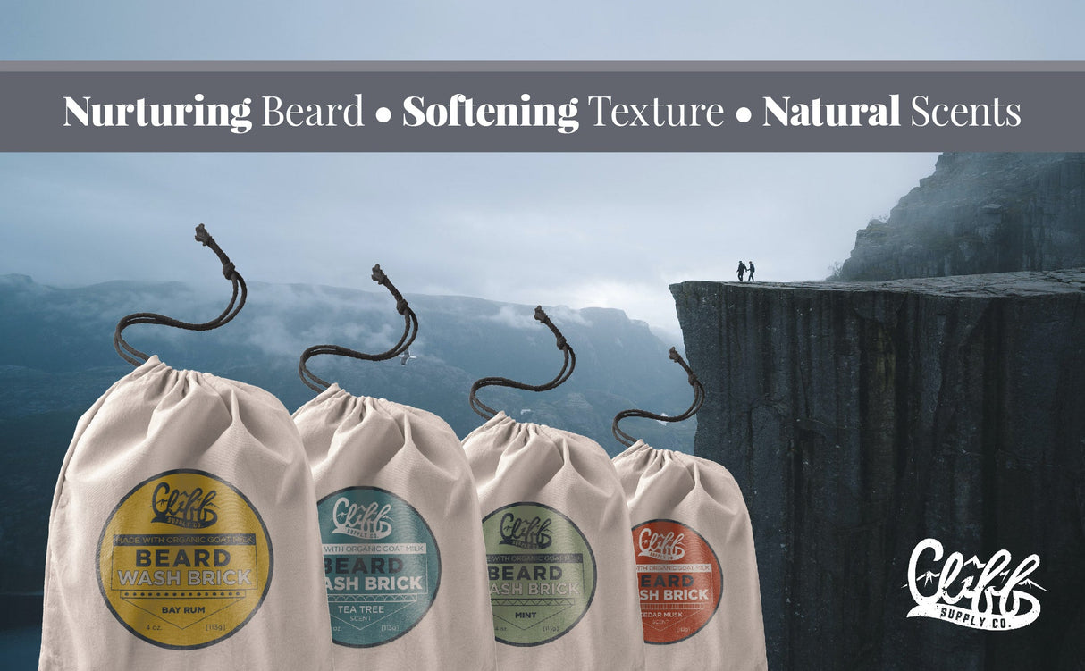 Beard Wash Brick - Cedar Musk from Cliff Supply