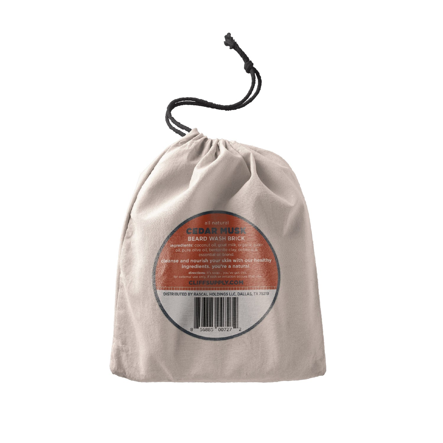 Beard Wash Brick - Cedar Musk from Cliff Supply