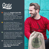 Beard Wash Brick - Mint from Cliff Supply