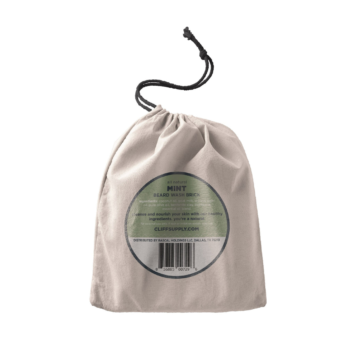 Beard Wash Brick - Mint from Cliff Supply