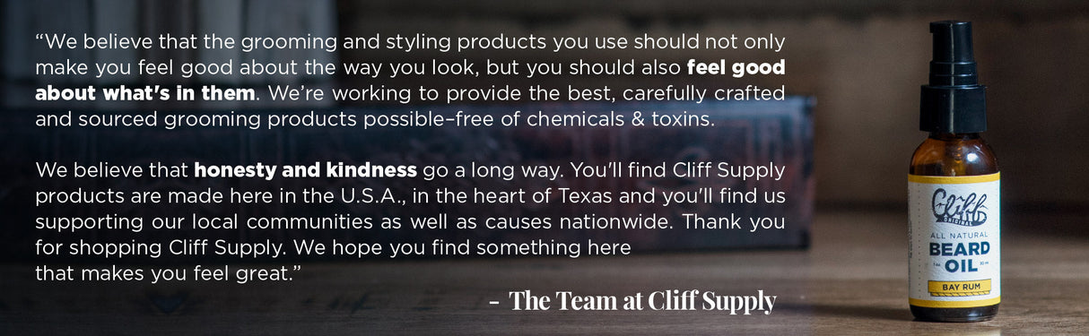 Beard Oil - Bay Rum from Cliff Supply