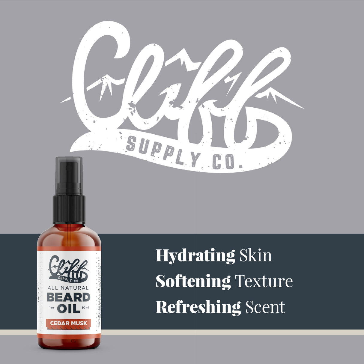 Beard Oil - Cedar Musk from Cliff Supply