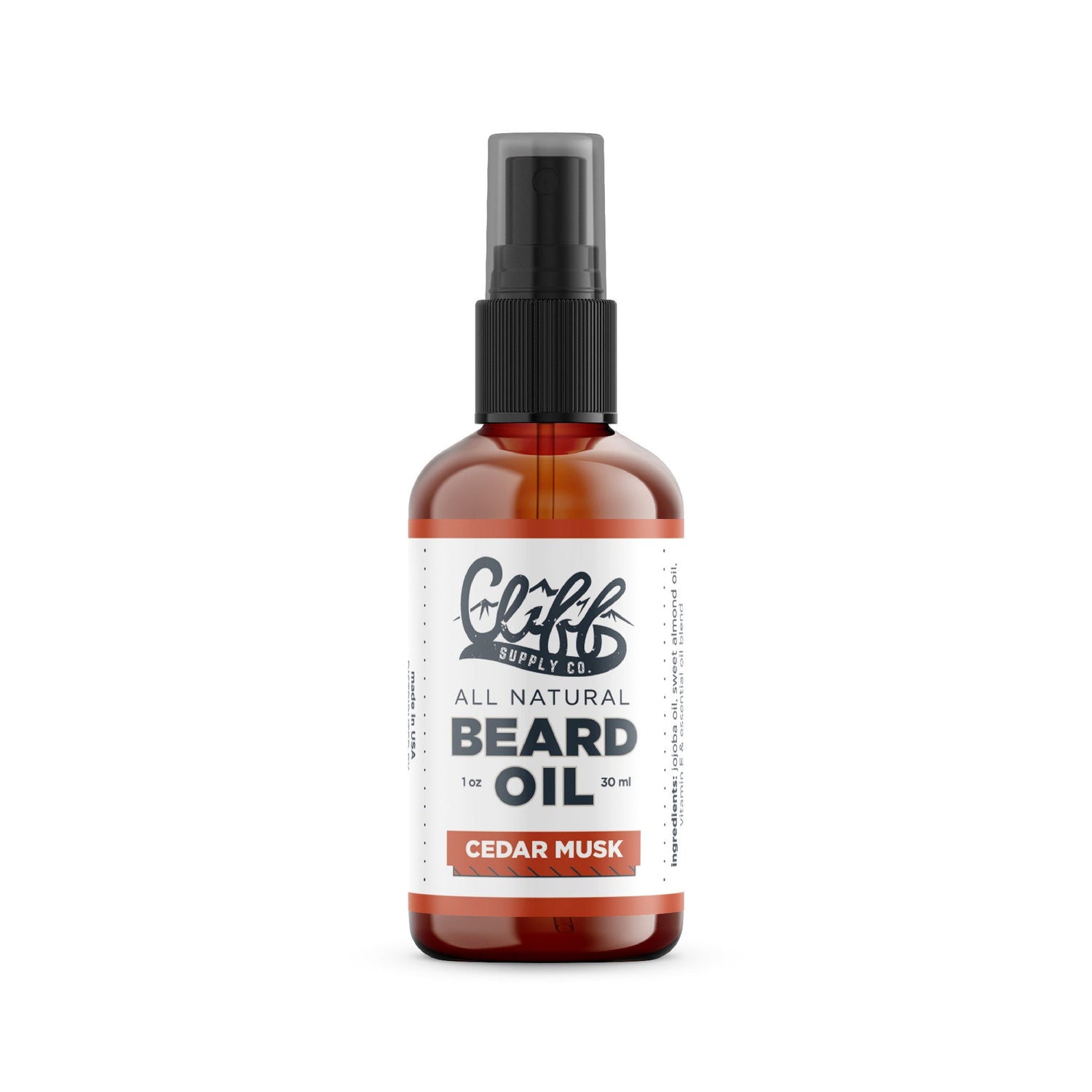 Beard Oil - Cedar Musk from Cliff Supply