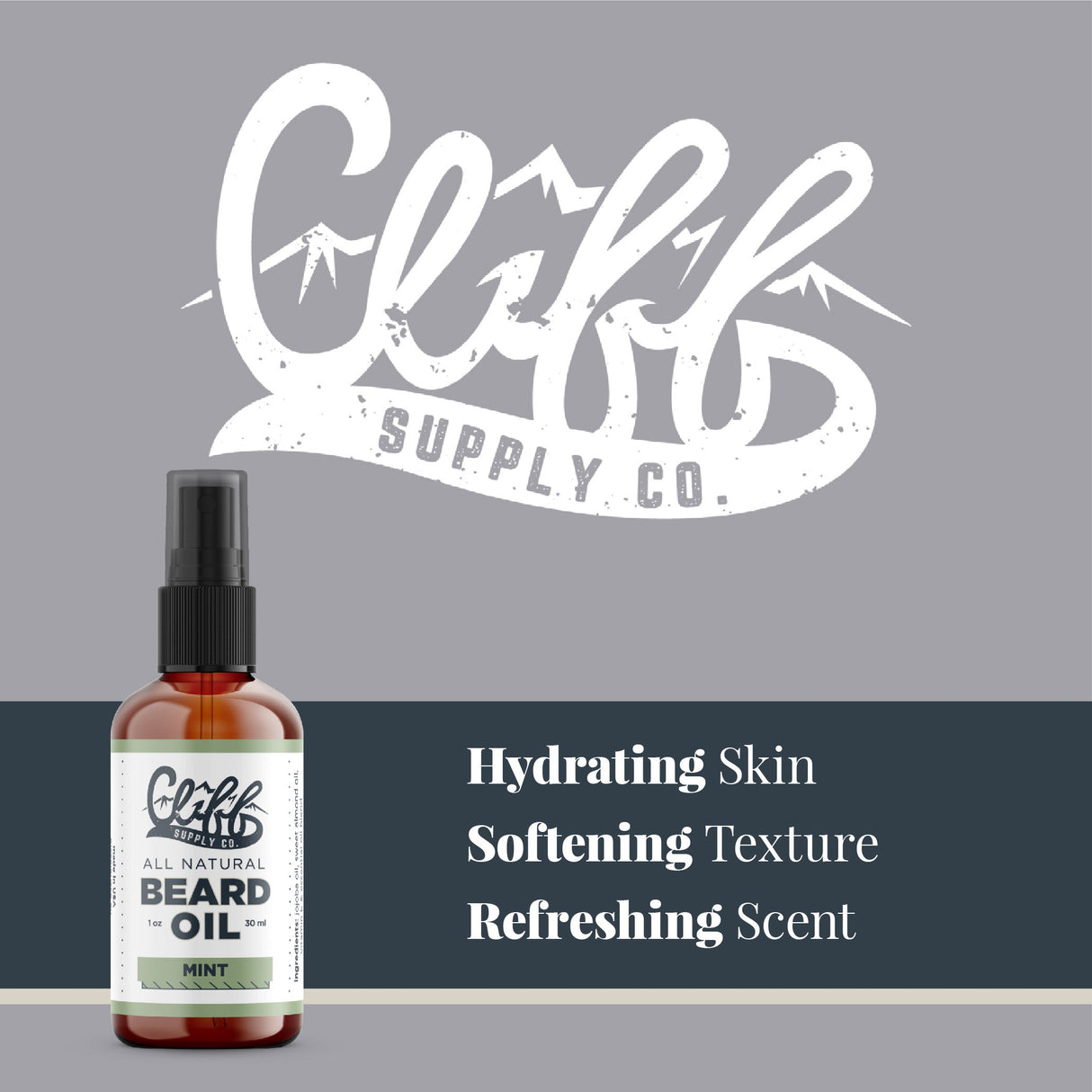 Beard Oil - Mint from Cliff Supply