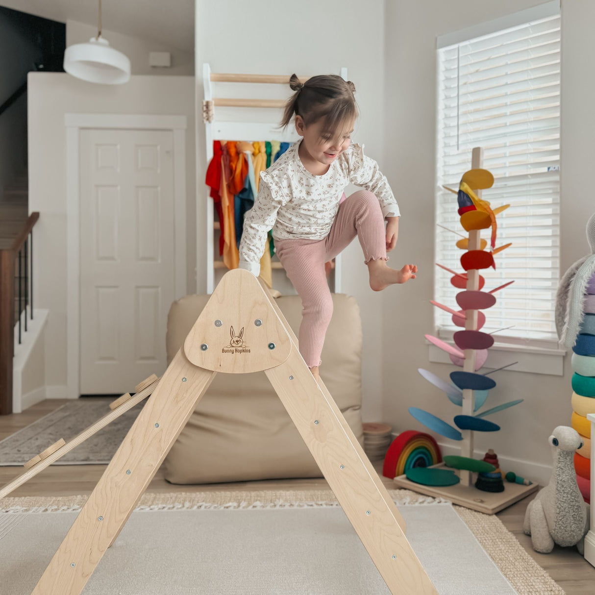 Climber Pikler Triangle Set from Bunny Hopkins