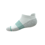 The Cloud 9 | White Stay Weird Heel Hammock™ Ankle Socks from Shinesty