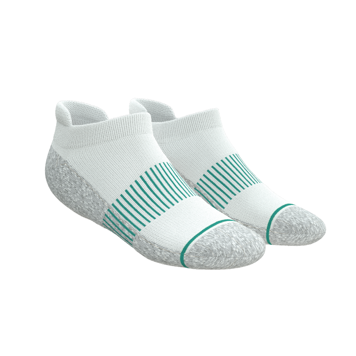 The Cloud 9 | White Stay Weird Heel Hammock™ Ankle Socks from Shinesty