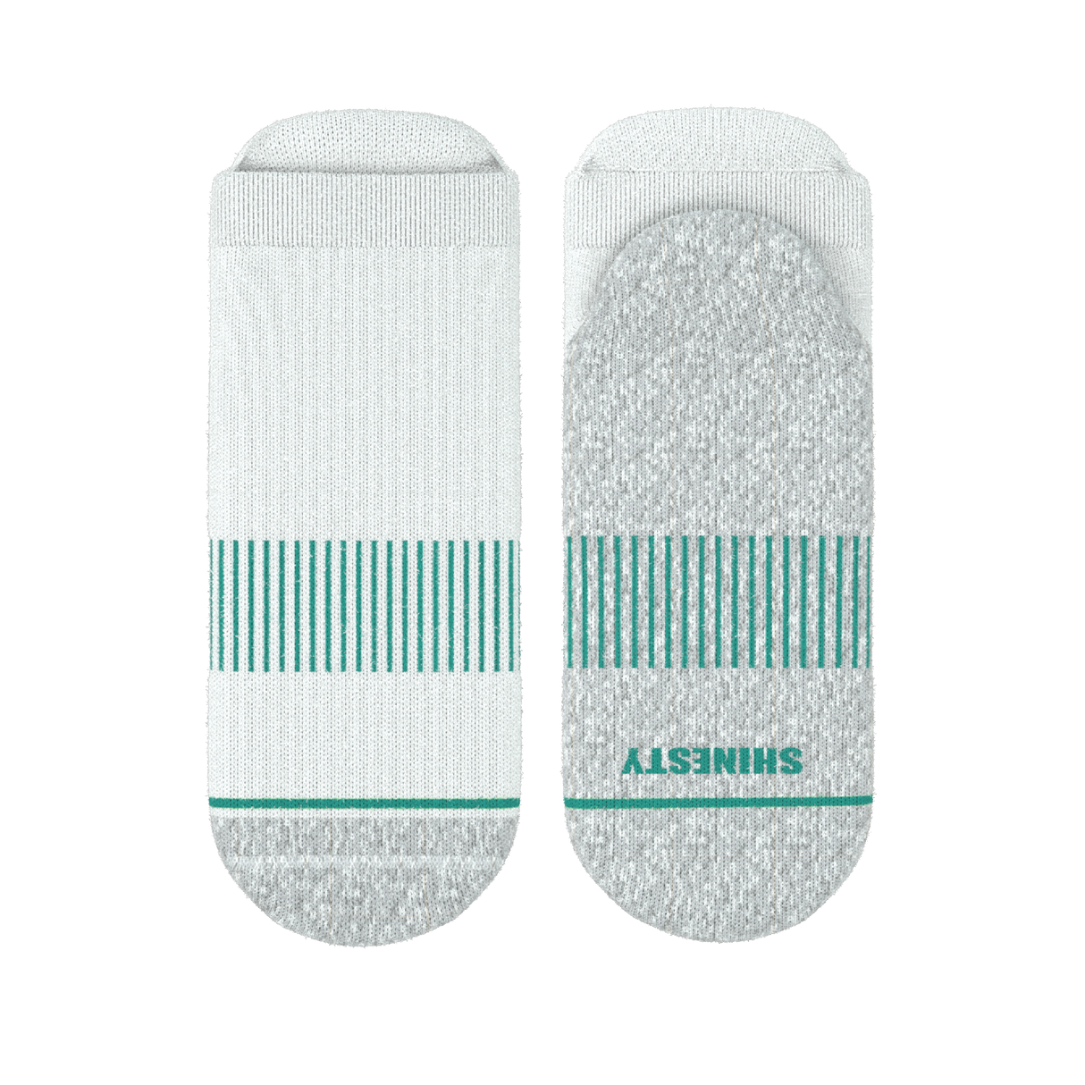 The Cloud 9 | White Stay Weird Heel Hammock™ Ankle Socks from Shinesty