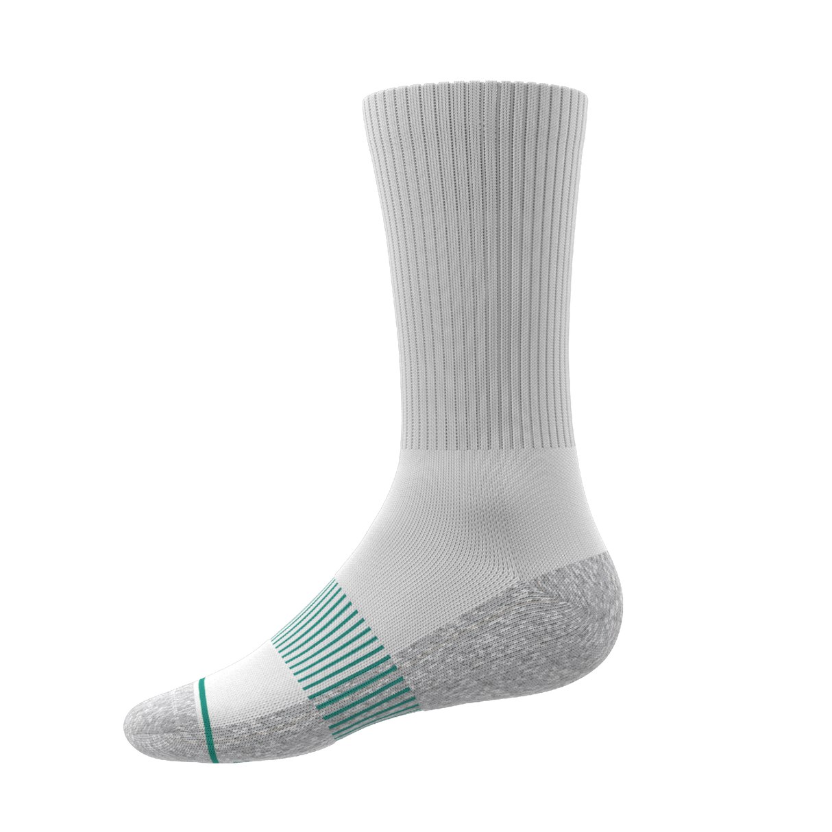 The Cloud 9 | White Stay Weird Heel Hammock™ Crew Socks from Shinesty