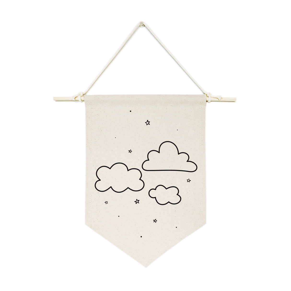 Clouds Hanging Wall Banner from The Cotton & Canvas Co.