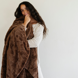 PATTERNED FAUX FUR THROW BLANKETS From Saranoni