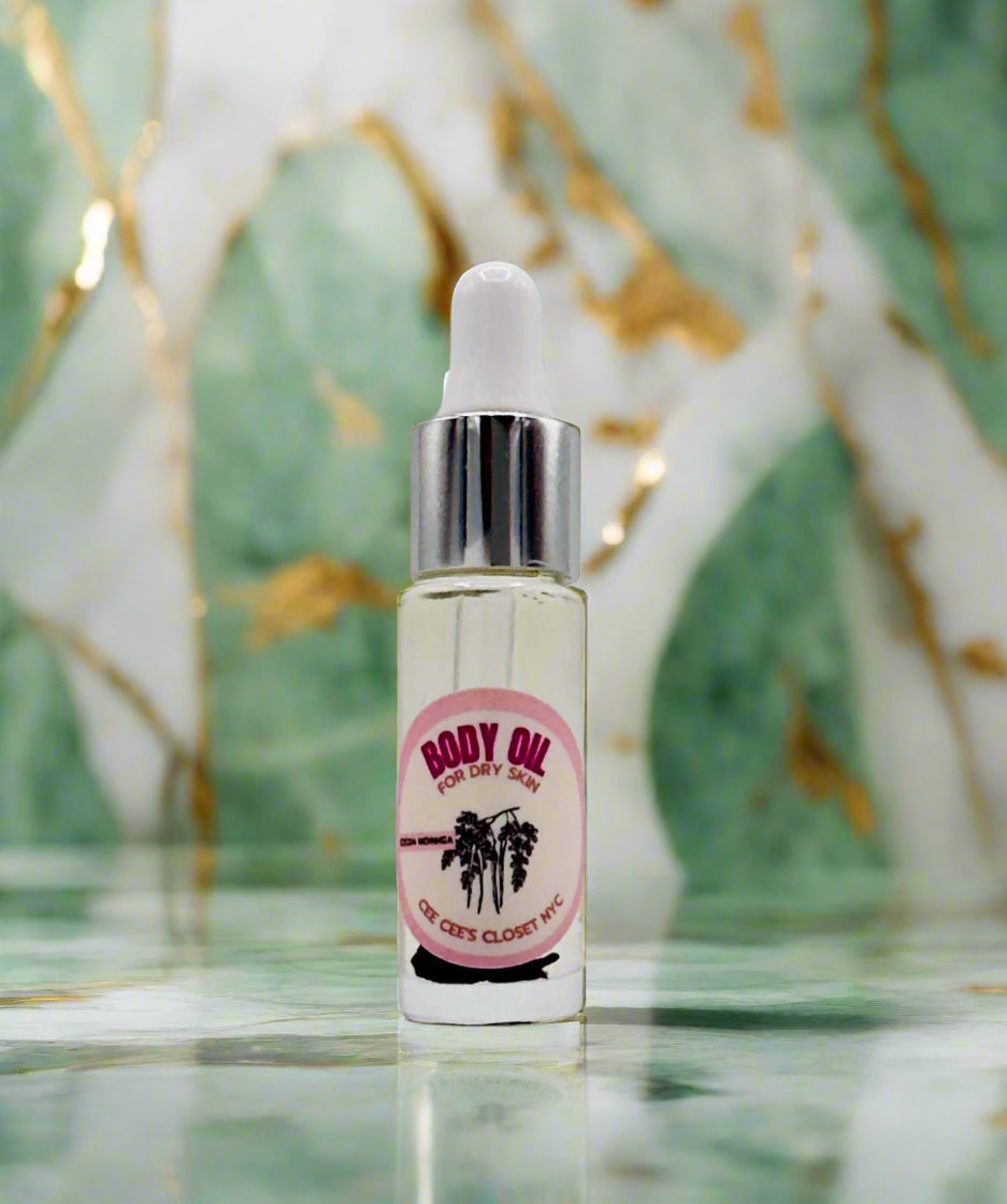 Cocoa Moringa Scented Dry Body Oil from Cee Cee's Closet NYC