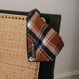 Frenchie Cooling Bandana - Cocoa Plaid from Frenchie Bulldog