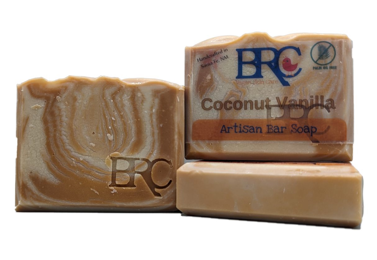 Coconut Vanilla Natural Artisan Bar Soap from By Robin Creations