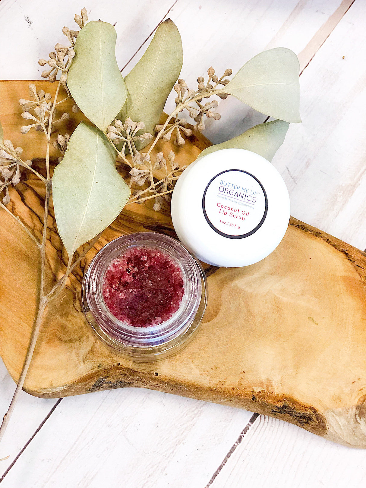 Organic Coconut Lip Scrub from Butter Me Up Organics