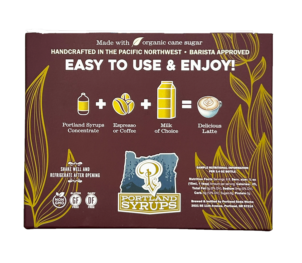 Coffee Syrup Gift Set from Portland Syrups