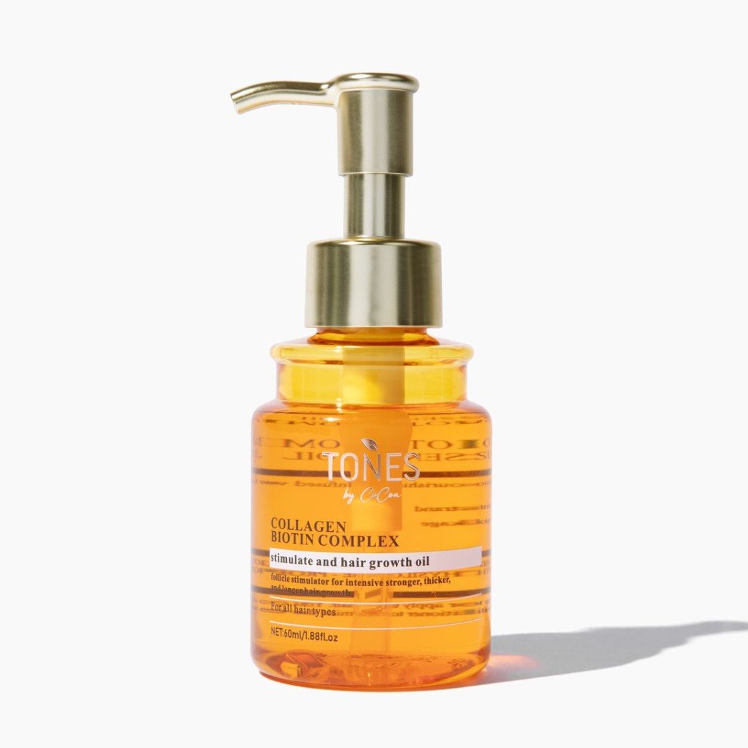 Collagen Biotin Hair Growth Oil From Tones by Cocoa